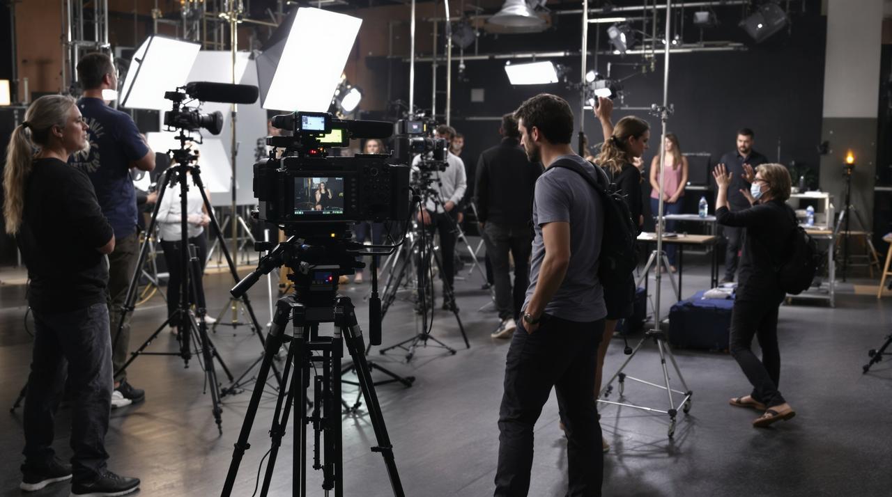 知名导演与女演员片场争吵视频曝光，双方工作室紧急发声明